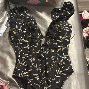 Michael Kors Floral One Piece Swimsuit